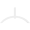 Ekena Millwork Archdale Architectural Grade PVC Gable Bracket, 96"W x 52"H x 4"D x 6"F, 13/12 Pitch GBP096X52X0406ARC00 - alternate 2